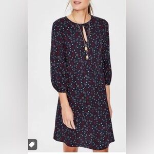 Boden Vanessa star print 3/4 sleeve shift dress women’s 8r